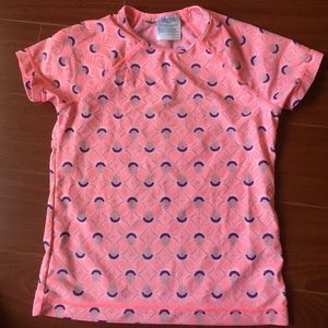 pink swim t shirt